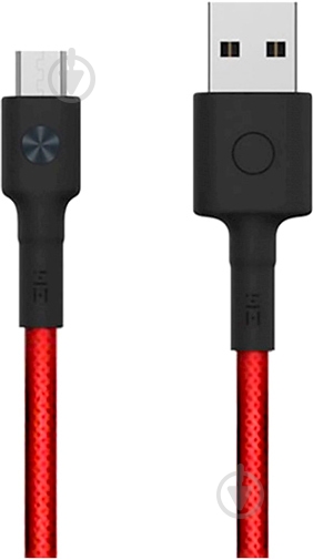 Кабель ZMI USB – microUSB 1 м red (L603) Braided - фото 1