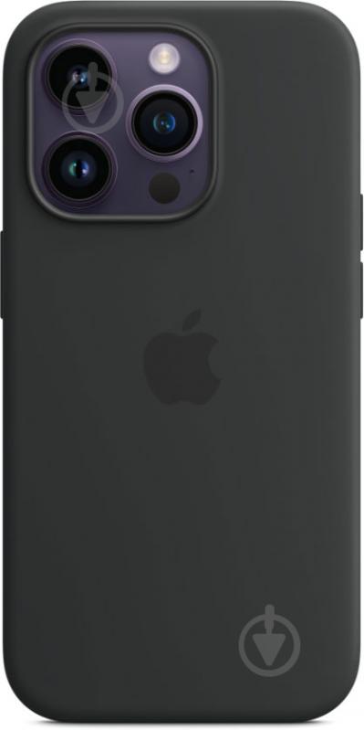 Чехол Apple Silicone Case with MagSafe для iPhone 14 Pro midnight(MPTE3ZE/A) - фото 1