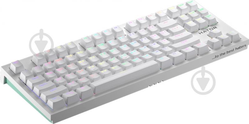 Клавиатура игровая Hator Skyfall (HTK-664) TKL PRO Wireless white - фото 3