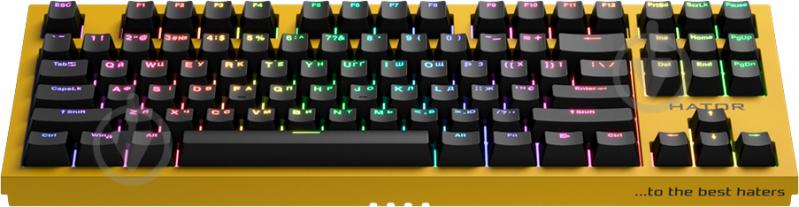 Клавиатура игровая Hator Skyfall (HTK-668) TKL PRO Wireless yellow - фото 2