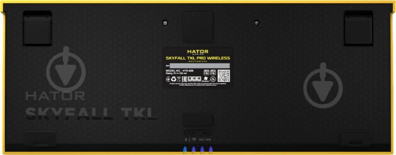 Клавиатура игровая Hator Skyfall (HTK-668) TKL PRO Wireless yellow - фото 6