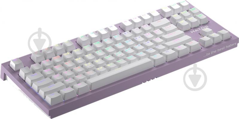 Клавиатура игровая Hator Skyfall (HTK-669) TKL PRO Wireless lilac - фото 3 Клавиатура игровая Hator Skyfall (HTK-669) TKL PRO Wireless lilac - фото 3
