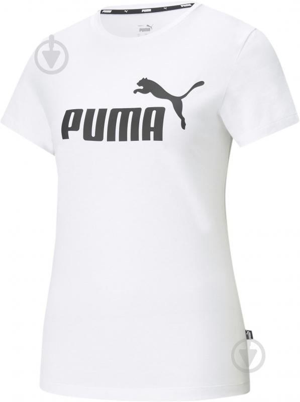 Футболка Puma ESS Logo Tee 58677402 р.M білий - фото 1