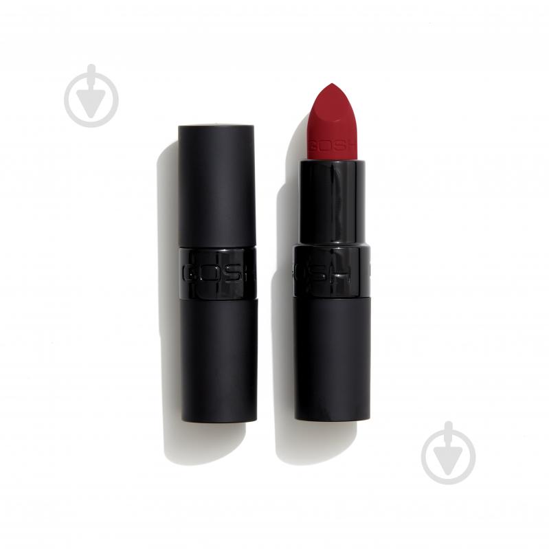 Помада губная GOSH Velvet Touch Lipstick Matt 029 Runway Red 4 г - фото 1