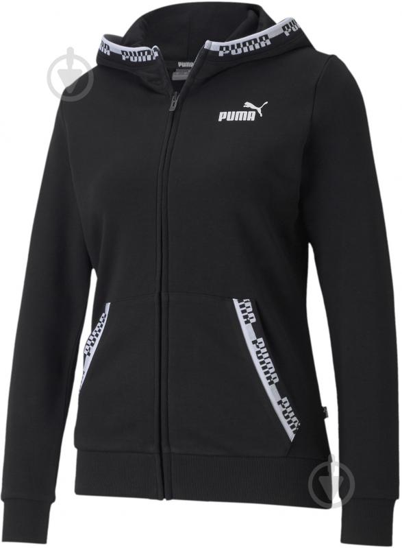 Джемпер Puma Amplified Full-Zip Hoodie 58591101 р. L чорний - фото 2