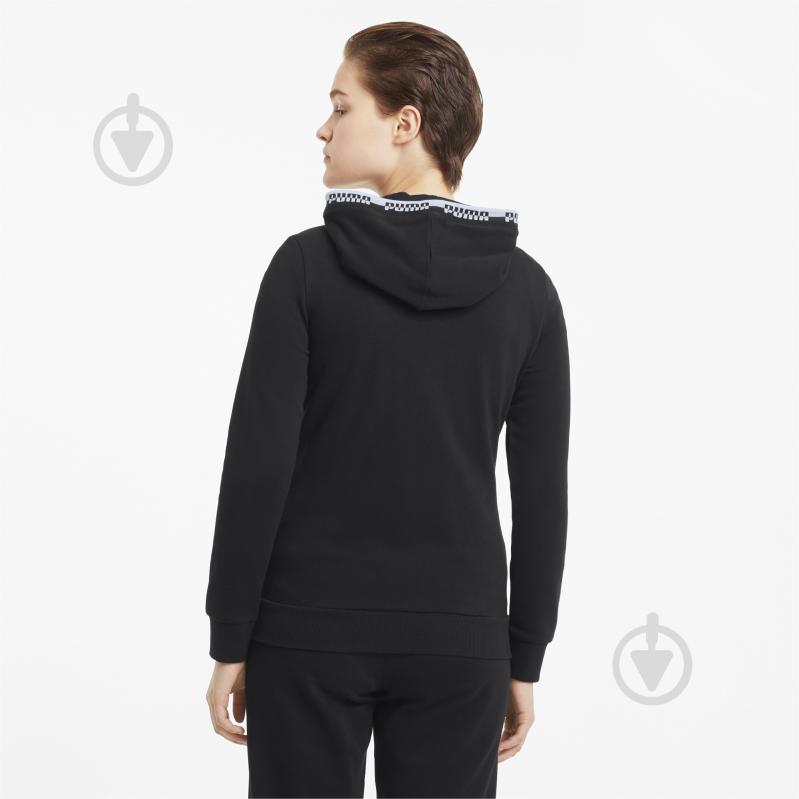 Джемпер Puma Amplified Full-Zip Hoodie 58591101 р. L чорний - фото 4