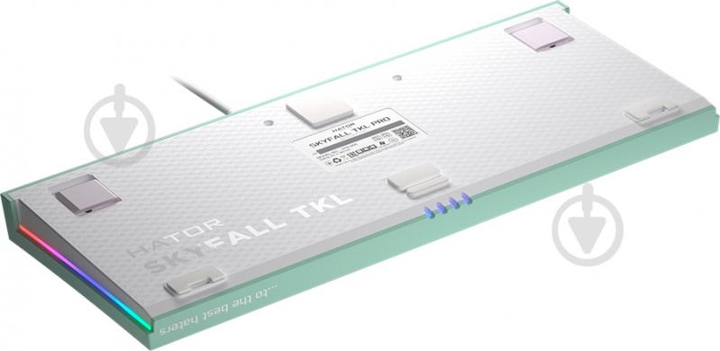 Клавиатура игровая Hator Skyfall (HTK-659) TKL PRO mint - фото 5