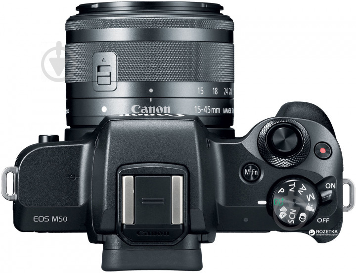 Фотокамера Canon EOS M50 + 15-45 IS STM WEB KIT black (2680C060WRK) - фото 6