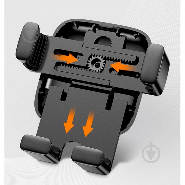 Автодержатель Cube Gravity Vehicle-Mounted Holder BASEUS черный - фото 6