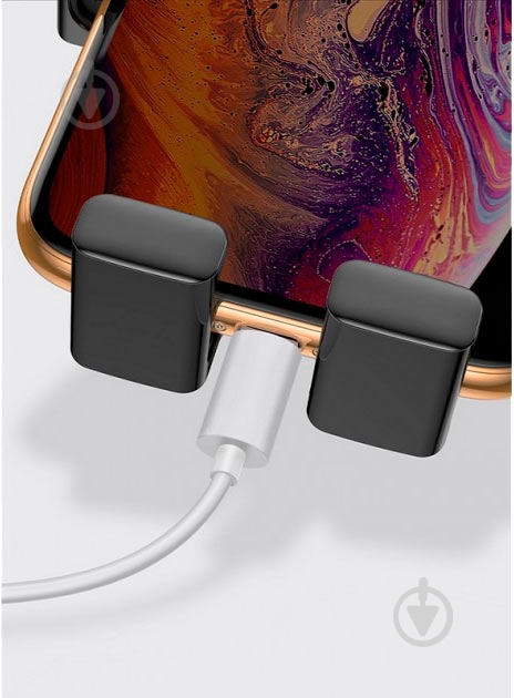 Автодержатель Cube Gravity Vehicle-Mounted Holder BASEUS черный - фото 7