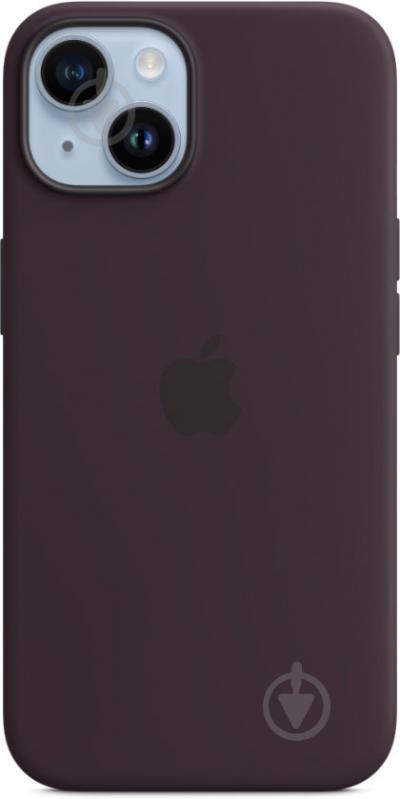 Чохол Apple Silicone Case with MagSafe для iPhone 14 elderberry(MPT03ZE/A) - фото 1