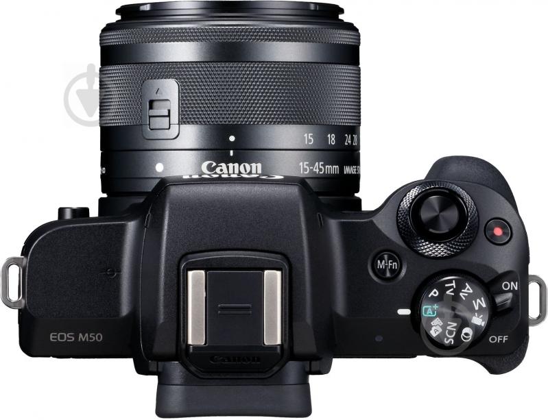 Фотокамера Canon EOS M50 + 15-45 IS STM KIT black (2680C060) - фото 8