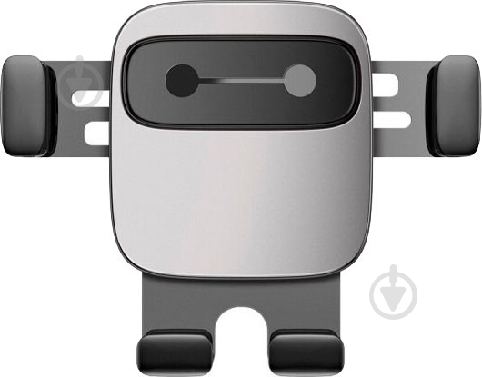 Автодержатель Cube Gravity Vehicle-mounted Holder BASEUS серебристый - фото 2