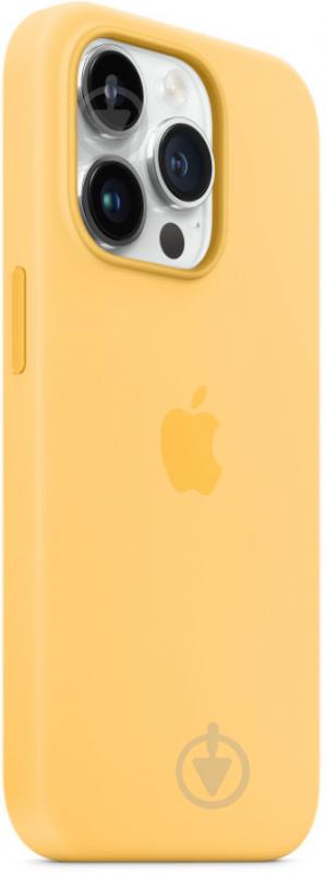 Чохол Apple Silicone Case with MagSafe для iPhone 14 Pro sunglow(MPTM3ZE/A) - фото 2