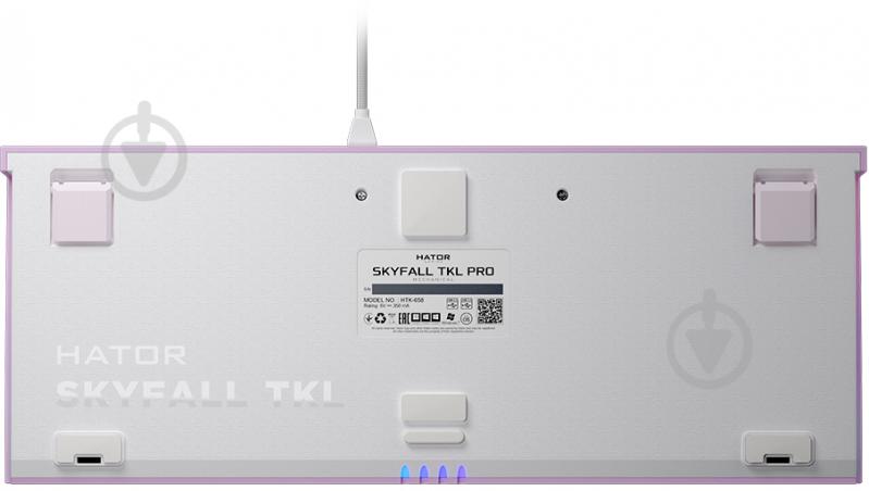 Клавиатура игровая Hator Skyfall (HTK-658) TKL PRO lilac - фото 6