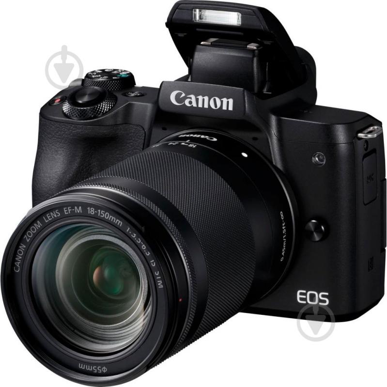 Фотокамера Canon EOS M50 + 18-150 IS STM KIT black (2680C056) - фото 1