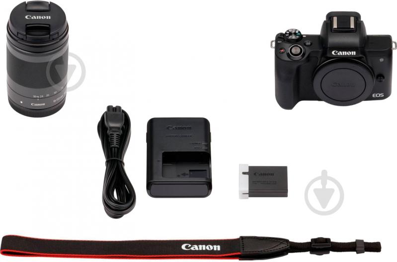 Фотокамера Canon EOS M50 + 18-150 IS STM KIT black (2680C056) - фото 7