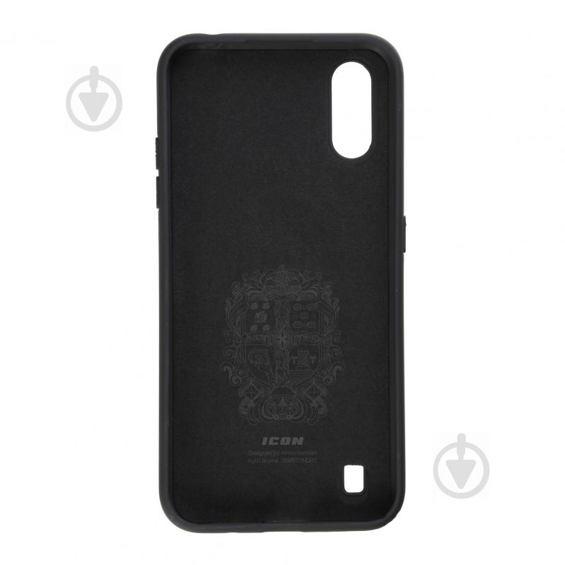 Накладка на корпус Armorstandart ICON Case для Samsung A01 (A015) Black (ARM56327) - фото 2