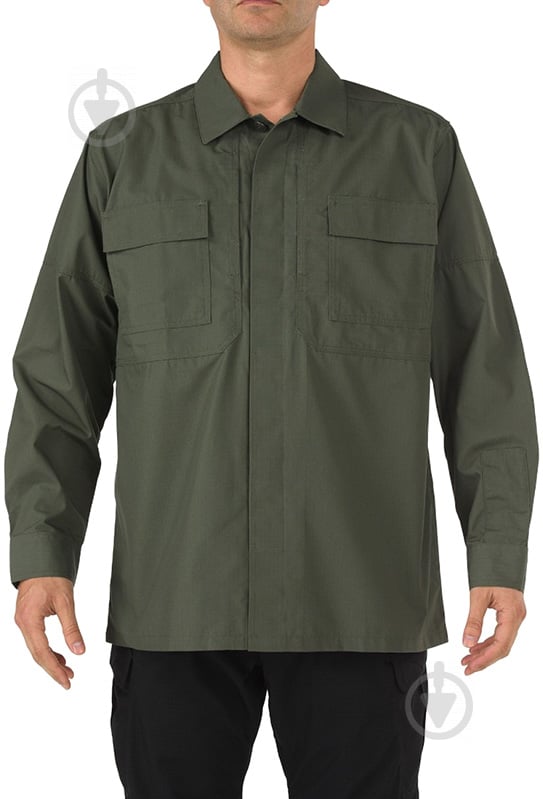 Рубашка 5.11 Tactical Taclite Pro Long Sleeve Shirt р. L TDU green 72175 - фото 1