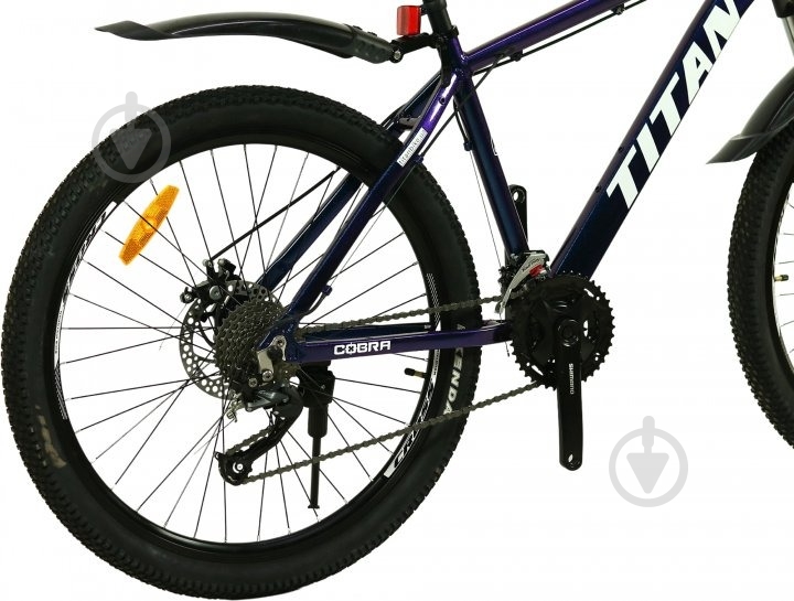 Велосипед Titan 26" 15"(38 см) Cobra 26TWA-003592 синий - фото 3