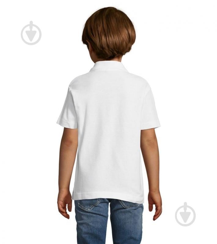 Поло для хлопчиків Sol's Summer II Kids р.128 білий 1134410208A - фото 2 Поло для хлопчиків Sol's Summer II Kids р.128 білий 1134410208A - фото 2