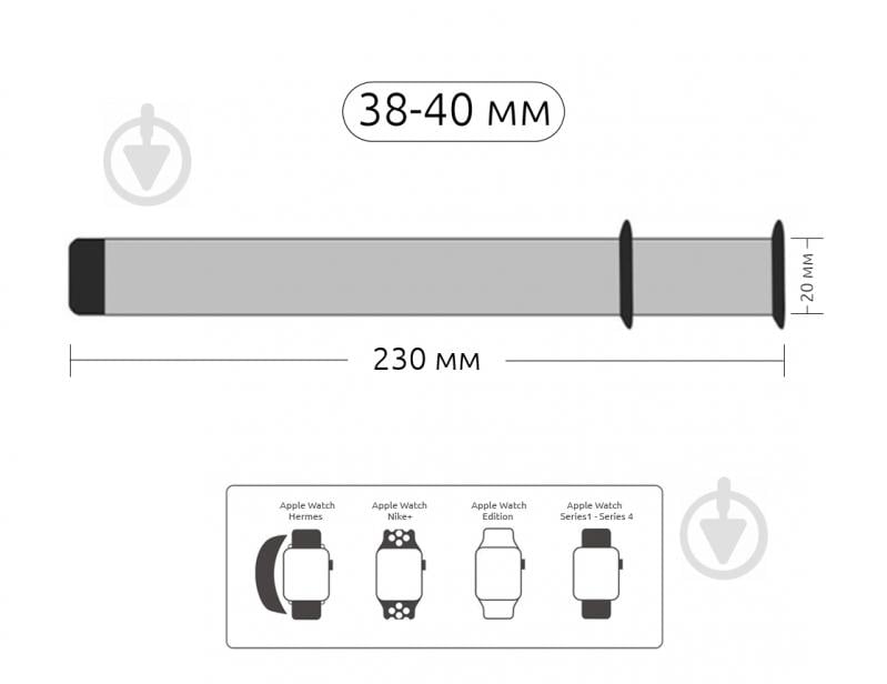 Ремінець Armorstandart Milanese Loop для Apple Watch All Series 38-40mm gold ARM52236 - фото 4