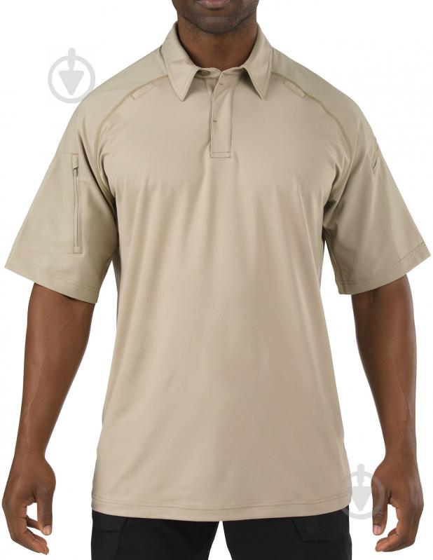 Поло 5.11 Tactical Rapid Performance Polo - Short Sleeve 41018 р.L хакі - фото 1