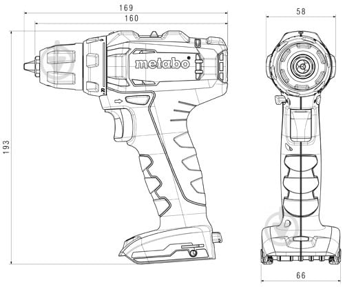 Шуруповерт аккумуляторный Metabo POWERMAXX BS 12 601036890 - фото 3