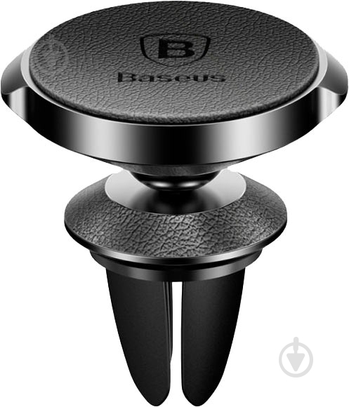 Автодержатель Small Ears Series Air Outlet Magnetic Bracket (SUER-E01) BASEUS черный - фото 1
