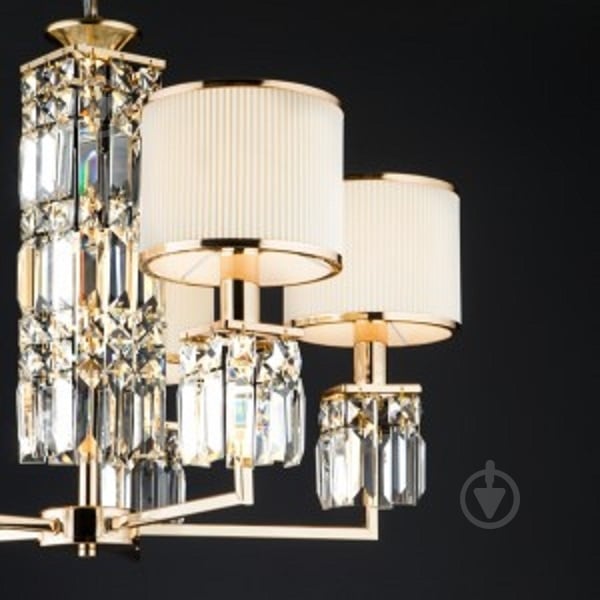 ВИТРИНА! Люстра подвесная Strotskis Zaffiro 10099/5 5x40 Вт E14 золотой - фото 2