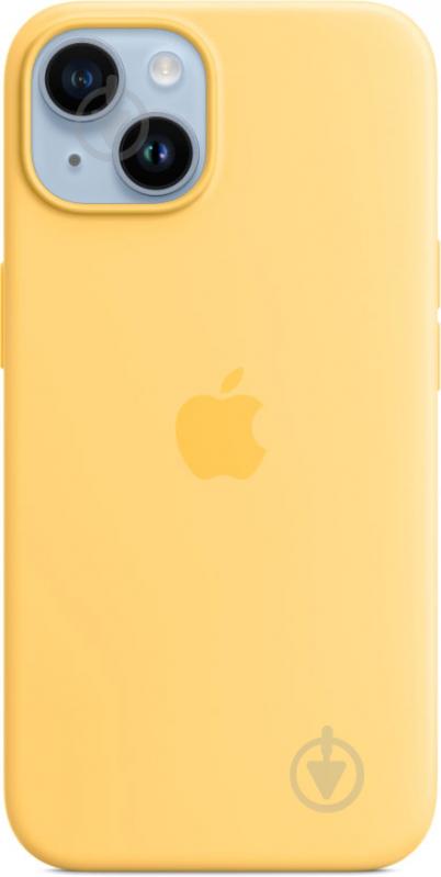 Чохол Apple Silicone Case with MagSafe для iPhone 14 sunglow(MPT23ZE/A) - фото 1