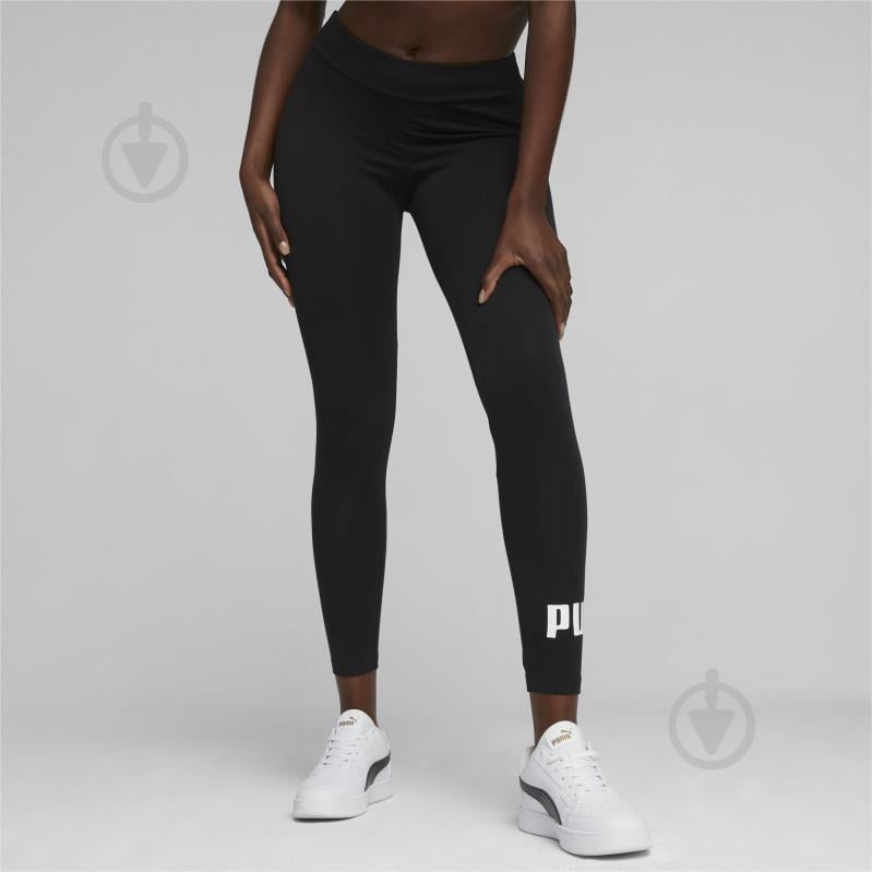 Лосины Puma ESS LOGO LEGGINGS 58683201 р.M черный - фото 4