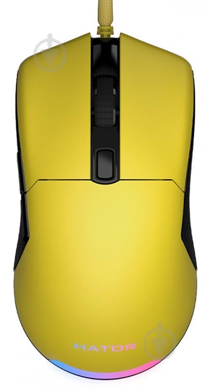 Мышь Hator Pulsar Essential yellow (HTM-308) - фото 1