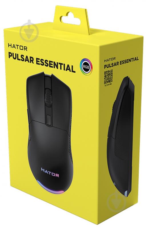 Мышь Hator Pulsar Essential yellow (HTM-308) - фото 7