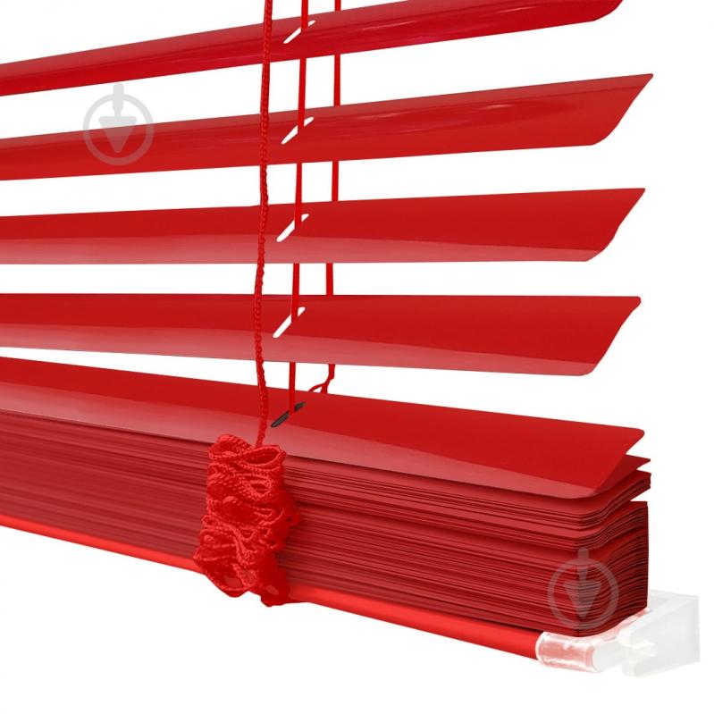 Жалюзи Rollotex алюминиевые горизонтальные с фиксацией 141х130 см красные глянцевые - фото 5 Жалюзи Rollotex алюминиевые горизонтальные с фиксацией 141х130 см красные глянцевые - фото 5