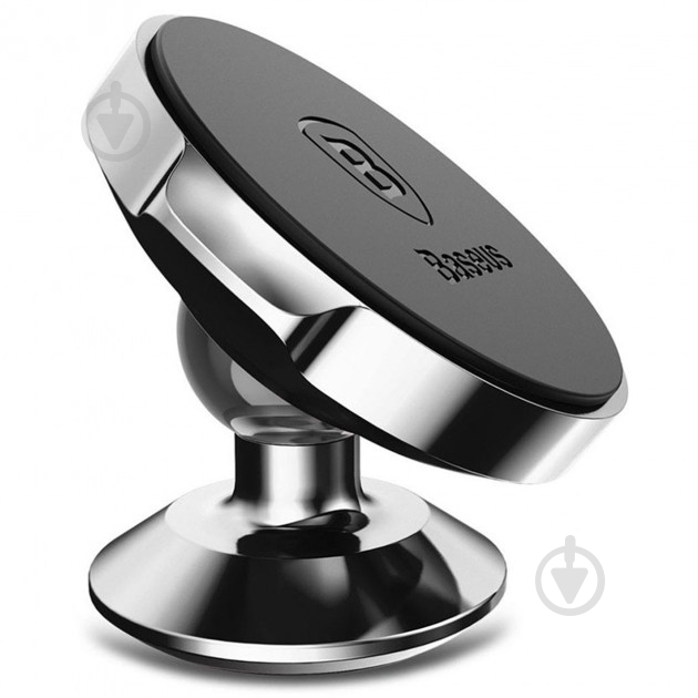 Автодержатель Magnetic Vertical type BASEUS SUER-B0S серебристый - фото 2