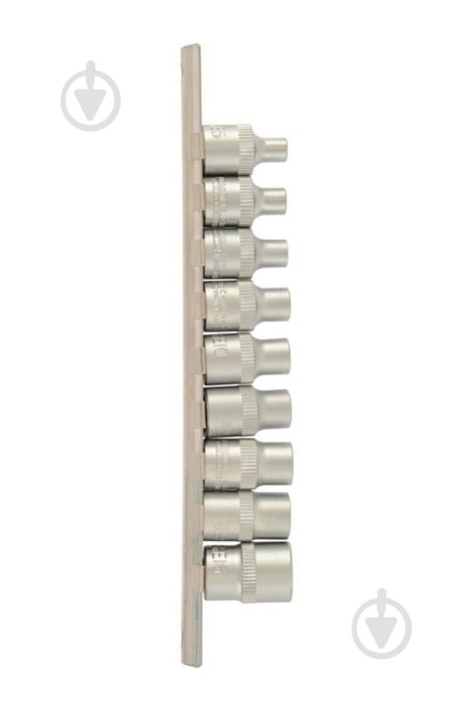 Набор головок MasterTool E-TORX 3/8" E5-E16 CRV 9 шт. 78-3809 - фото 2