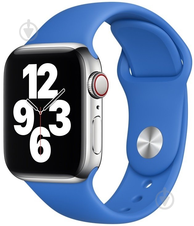 Ремешок Apple Watch 40mm Capri Blue Sport Band Regular MJK23ZM/A - фото 1