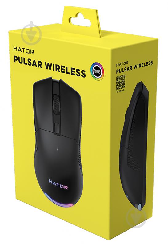 Мышка беспроводная Hator Pulsar Wireless lilac (HTM-317) - фото 7