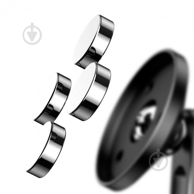 Автотримач Magnetic Vertical type BASEUS SULK-01 чорний - фото 5