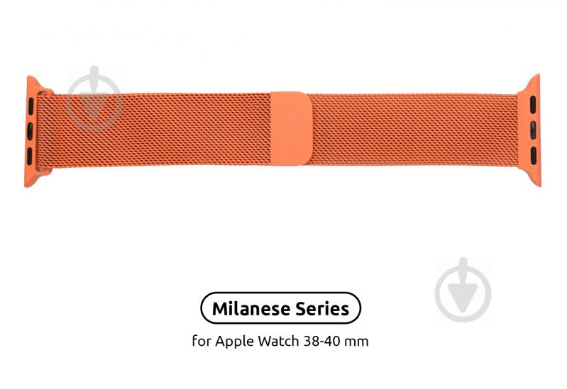 Ремешок Armorstandart Milanese Loop Band для Apple Watch All Series 38/40 mm orange ARM55248 - фото 2