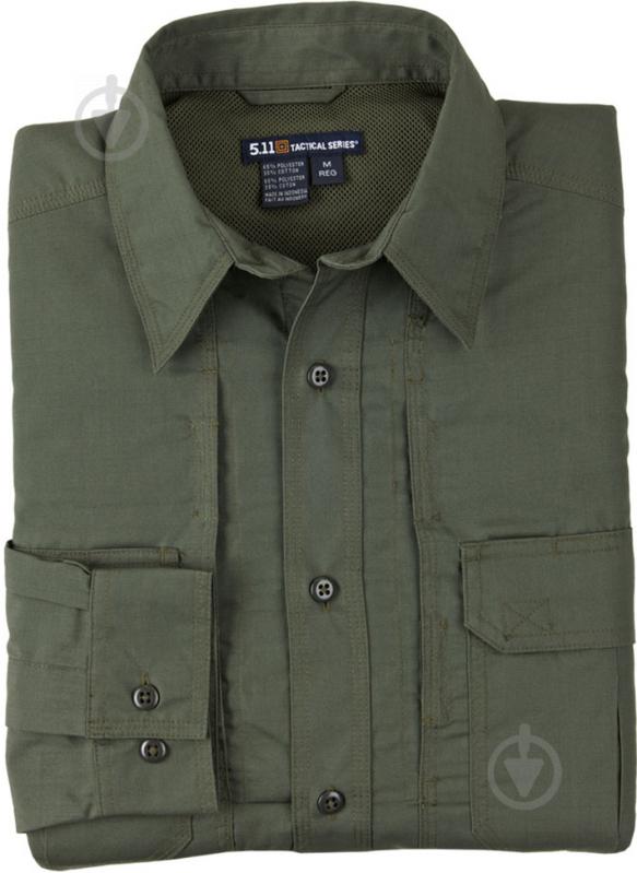 Рубашка 5.11 Tactical Taclite Pro Long Sleeve Shirt р. XL TDU green 72175 - фото 4