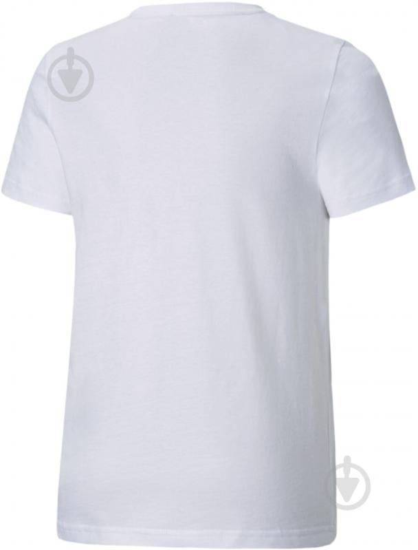 Футболка Puma ESS LOGO TEE B 58696002 р.116 білий - фото 2