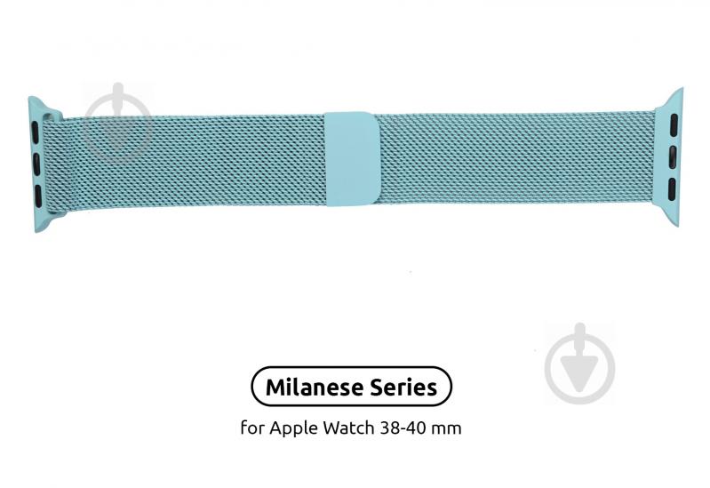 Ремінець Armorstandart Milanese Loop Band для Apple Watch All Series 38-40mm Soft Blue ARM54385 - фото 2