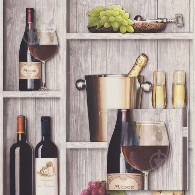 Шпалери вінілові гарячого тиснення Sintra Decoration 560204 0,53x10,05 м - фото 1