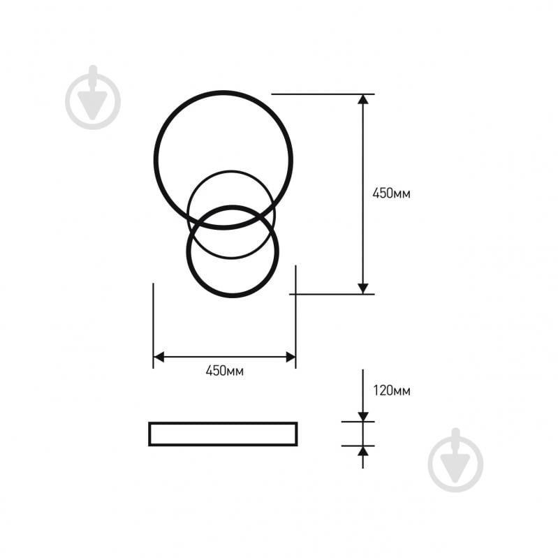 Люстра потолочная Eurolamp без цоколя белый LED-LR-42-M16(white) - фото 3