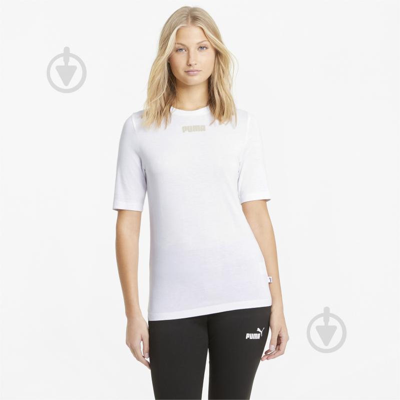 Футболка Puma Modern Basics Tee 58592902 р.XL білий - фото 1 Футболка Puma Modern Basics Tee 58592902 р.XL білий - фото 1