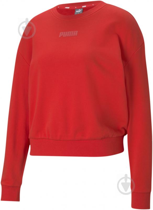 Свитшот Puma Modern Basics Crew 58593223 р. XS красный - фото 1