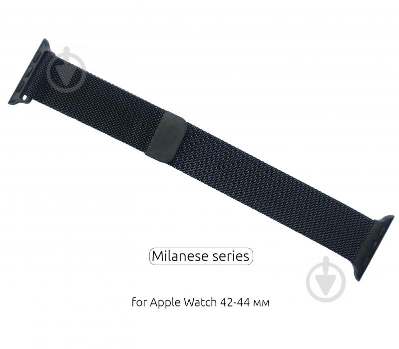 Ремінець Armorstandart Milanese Loop для Apple Watch All Series 42-44mm black ARM48693 - фото 2