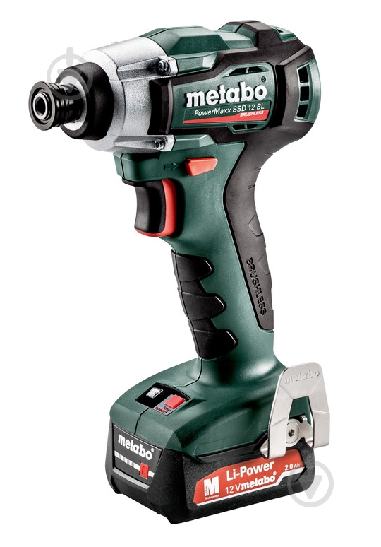 Гайковерт ударный аккумуляторный Metabo POWERMAXX SSD 12 BL 601115500 - фото 1